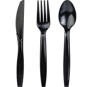 Oem pp/ps/pla flatware cutlery sets ,flight plastic spoon fork and knife kit ,disposable plastic cutlery packs