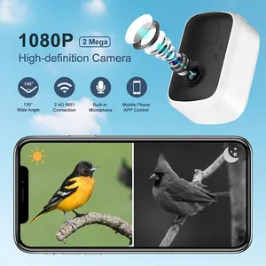 Mangeoire à oiseaux intelligente à reconnaissance AI avec caméra solaire caméra mangeoire à oiseaux sans fil - Product Image 5