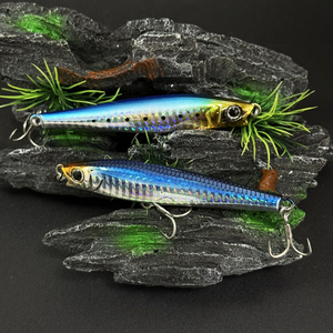 Leurre de pêche coulant lourd 40g 95mm pour lancer longue distance, appât artificiel pour bar, <span class=keywords><strong>truite</strong></span> et pêche en eau salée, accessoires de pêche - Product Image 6