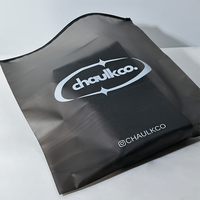 Sac à fermeture éclair noir givré en plastique imprimé de logo personnalisé Emballage de sac à fermeture éclair pour vêtements T-shirt maillot de bain
