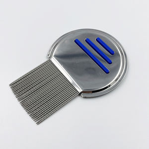 منتجات تنظيف الحيوانات الأليفة والحيوانات الأليفة والقطط مقاومة للصدأ ومنتجات تنظيف الحيوانات الأليفة من الفولاذ المقاوم للصدأ مع مشط لتنظيف القمل والحيوانات الأليفة - Product Image 2