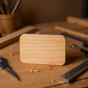 แผ่นไม้สี่เหลี่ยม Ilan ขนาด 15x20x0.5 ซม. สำหรับงานฝีมือและโครงการ DIY - Product Image 2