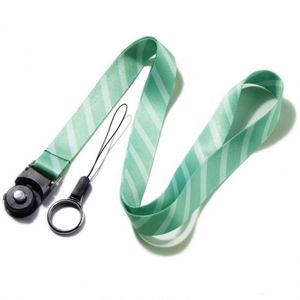 Detachable Swivel Buckle Double-Sided <b>Polyester</b> <b>Lanyard</b> With Card Holder Mobile Phone Case - Product Image 6