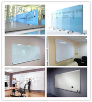 Tableau blanc interactif de tableau blanc intelligent anti-éblouissement en verre trempé de dimensionnement personnalisé Tableau blanc interactif de taille personnalisée