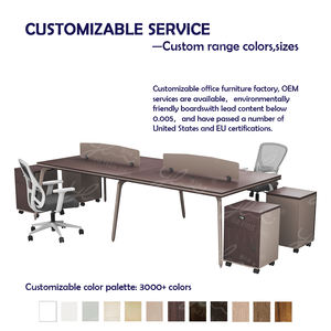 <span class=keywords><strong>Bureau</strong></span> moderne <span class=keywords><strong>Bureau</strong></span> d'ordinateur Table <span class=keywords><strong>avec</strong></span> rangement Grain de bois Pieds en métal <span class=keywords><strong>Bureau</strong></span> exécutif pour poste de travail d'étude - Product Image 3