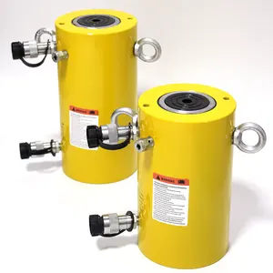 100 Ton Hydraulic Cylinder 150 Ton Hydraulic Cylinder Double Acting Jack Ram