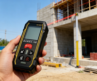 Télémètre laser numérique portable ADTO 70m avec écran LCD pour la construction, la topographie et la mesure des bâtiments