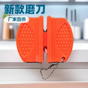 เครื่องลับมีดขนาดเล็กสำหรับพกพา พร้อมหินเซรามิกทังสเตนคาร์ไบด์ พกพาสะดวก ขนาดพวงกุญแจ เหมาะสำหรับการปีนเขาและตั้งแคมป์ - Product Image 5