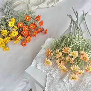 Artificial Daisies Simulated Flowers Flocking <b>Silk</b> High Simulation Home Decor Wedding Photography Props - Product Image 2