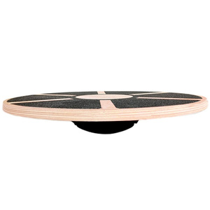 <strong>Kids</strong> Yoga Twisting Plate Wooden Round Wobble Balance <strong>Board</strong> for Indoor Fitness Training <strong>Body</strong> Exercise Tool - Product Image 3