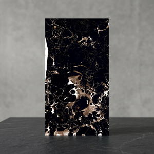 Ocean Black Luxury Glossy Marble Look Glazed Porcelain Tiles 600x1200mm 60x120cm Floor <b>Wall</b> Tile - Product Image 1