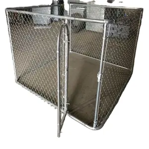 5 'X 5' X 4 'Heavy Duty Chain Link Dog Kennel Enclosure