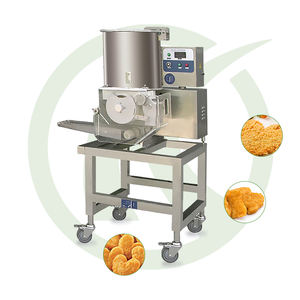 Machine de moulage automatique industrielle pour hamburger de poisson et de boeuf Patty Nuggets formant un rouleau de pressage façonnage - Product Image 5