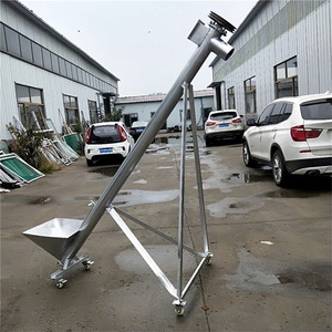 Transportador Espiral de Acero Inoxidable de 5.5 Kw y 380 V Inclinado para Granjas, Durable - Product Image 1