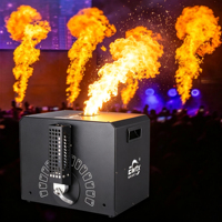 EWTX FM-1S Proyector de Llama de Una Cabeza con Control DMX, Tanque de Aceite de 3L y 150W para Discotecas y Escenarios DJ