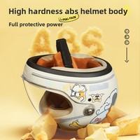 Nuevo Casco Integral para Niños, Estándar Nacional, para Motocicleta/Vehículo Eléctrico, con Diseño de Dibujos Animados, para Uso en Todas las Estaciones