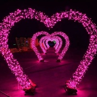 Lettres lumineuses LED usb pour la saint-valentin, éclairage de décoration, cœur, mariage