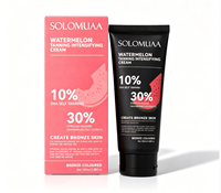 OEM/ODM Gel crème bronzant naturel 100 ml pour le corps et le visage, accélérateur de bronzage doré, bronzage en cabine solaire, pour femmes, vente en gros