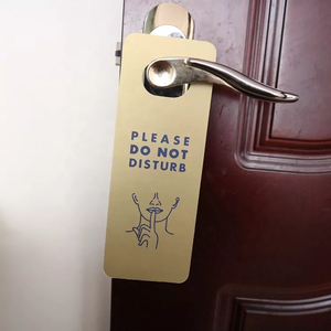 Nuevo listado de gama alta al por mayor de alta calidad impermeable Pvc Hotel Door Hangers Flyer - Product Image 6
