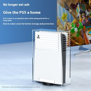 Carcasa de Acrílico Ultratransparente para <span class=keywords><strong>PS5</strong></span> con Disipación de Calor Porosa, Cubierta Protectora a Prueba de Polvo y Suciedad para Consola de Videojuegos - Product Image 2