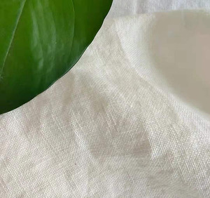 Tela de Lino de Alta Densidad, Color Beige Blanco, Lavado Enzimático, 300GSM, Lino Puro, Blanco Crudo, Tela Ancha - Product Image 3