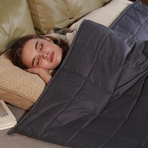 <span class=keywords><strong>Couverture</strong></span> <span class=keywords><strong>lestée</strong></span> pour adultes <span class=keywords><strong>Couverture</strong></span> lourde à haute respirabilité, matériau doux avec perles de verre de qualité supérieure - Product Image 2