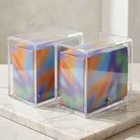 Boîtier de protection magnétique en acrylique transparent pour ETB - Boîte sur mesure avec protection UV pour Black Bolt et objets de collection TCG