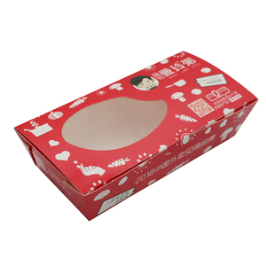 Nhà Máy bán hàng trực tiếp có thể tái chế nguyên liệu hình chữ nhật salad trái cây ăn trưa Takeaway dùng một lần thức ăn nhanh bao bì hộp giấy kraft - Product Image 4