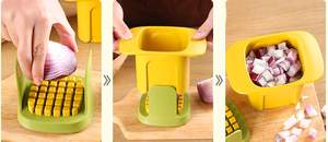 Coupe-légumes multifonctionnel 2 en 1, hachoir, trancheuse, coupe-légumes pour pommes de terre, oignons, carottes, concombres, outil de cuisine - Product Image 6