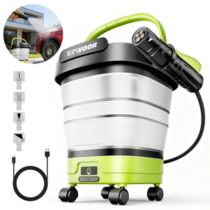 Nettoyeur haute pression portable pliable, pompe 5 BAR, charge de type C, pour <span class=keywords><strong>voiture</strong></span> et jardin. Vente en gros. - Product Image 1