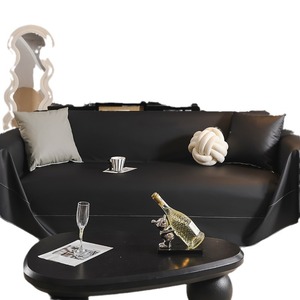 Kotokawa Leather <b>Sofa</b> Cushion 145-185CM Non-Slip Modern Luxury <b>Sofa</b> <b>Cover</b> Solid Color Modular <b>Sofa</b> Fit - Product Image 3