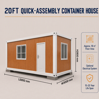 Module de logement conteneurisé personnalisé, unité de vie mobile de luxe modulaire, salle de réunion moderne pour hôtel et camping