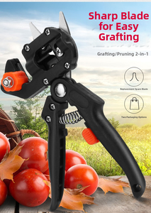 Großhandel Fabrikpreis DIY Ratschen-Gartenschere mit rutschfestem Griff, verchromtem Stahl und 1/2 Schnittkapazität für Gartenscheren - Product Image 3