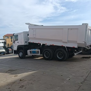 Mobil bekas pabrik menjual truk dump truck Haowo 10 roda, tipe baru kereta, 371 tenaga kuda untuk transportasi Teknik truk sampah - Product Image 5