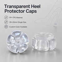 Protectores de tacón alto personalizados Hoersun para césped, tapones de tacón para césped, protectores transparentes para tacones de aguja, zapatos de boda, venta al por mayor de fábrica