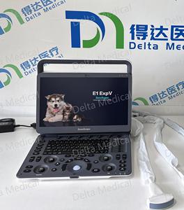 Appareil d'échographie portable Sonoscape E1 ExpV, Doppler couleur vétérinaire pour la reproduction et la surveillance de la gestation des animaux de grande taille - Product Image 1