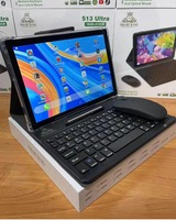 Tablet RAM 2GB ROM 32GB Android 13, PC Tablet dengan Keyboard Mouse Octa Core prosesor 10.1 inci HD layar IPS 5G Wifi