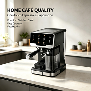 Machine à expresso silencieuse en acier inoxydable personnalisable pour café froid, usage domestique et bureau, OEM ODM, <span class=keywords><strong>cafetière</strong></span> à latte à une touche - Product Image 3