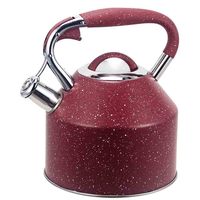 3.5 litres yourte forme alliage de zinc et nylon poignée à ouverture automatique cuisinière à induction et cuisinière à gaz utiliser une bouilloire sifflante en acier inoxydable