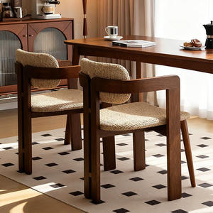 Sedia da Pranzo <span class=keywords><strong>in</strong></span> <span class=keywords><strong>Legno</strong></span> di Frassino Bianco Stile Vintage <span class=keywords><strong>con</strong></span> Rivestimento <span class=keywords><strong>in</strong></span> Tessuto e Schienale di Alta Qualità, Arredamento per la Casa - Product Image 1