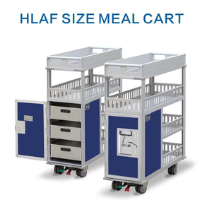 Chariot polyvalent personnalisé en gros chariot de haute qualité à repas bon marché ATLAS chariot de service d'avion pleine et demi taille - Product Image 2