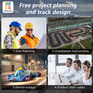 Zhuoyuan Professional Senior Adult Racing Go Kart 2 temps pour châssis de voiture Karting à essence OK pour classe à conduite directe - Product Image 6