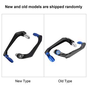 Protège-levers de moto universels en alliage d'aluminium de 7/8 pouces, bleus, pour protéger le guidon et le frein - Product Image 3