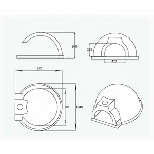 <span class=keywords><strong>Four</strong></span> <span class=keywords><strong>à</strong></span> Pizza au charbon de <span class=keywords><strong>bois</strong></span>, pour pierre - Product Image 3