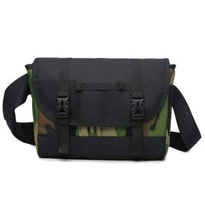 Sac banane tactique léger en nylon pour homme avec logo personnalisé, étanche, pour course en extérieur, pochette pour téléphone portable, fermeture éclair, motif géométrique - Product Image 1