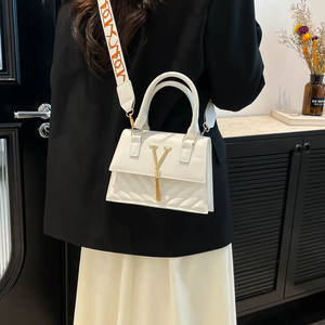 Recién llegado, bolsos de nicho para mujer, bolsos de mano de alta calidad a la moda de uso diario, bolsos de hombro tipo bandolera de Color sólido para mujer - Product Image 6