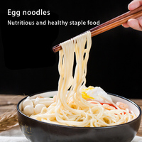 High Quality Fresh Durum Wheat Instant Ramen Somen Noodle with Egg 400g Bag Low Carb Wholesale