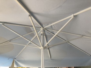<span class=keywords><strong>Parapluie</strong></span> de jardin <span class=keywords><strong>carré</strong></span> personnalisé, grand format, pour patio en plein air, avec supports - Product Image 3