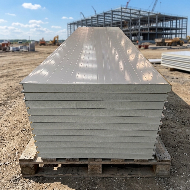 Durable Insulated PU Panel Sandwich Panels Warehouse Wall Panels for Wearhouse Workshop Building Construction Wall