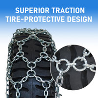 Cadenas Universales de Acero Aleado de Alta Calidad para Camiones y Tractores, con Superficie Galvanizada y Tratamiento Térmico